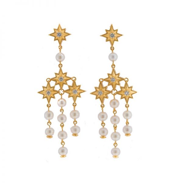 chandelier drop earrings