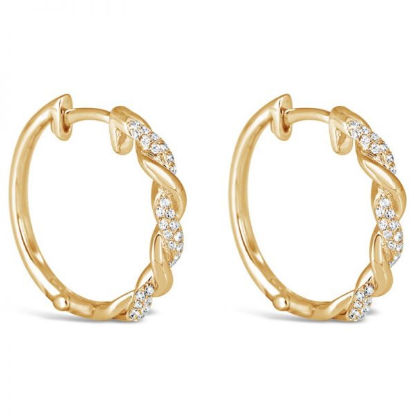 Women’s Diamond Hoop Earrings online from Kajal Naina